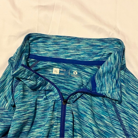 Xersion Women’s Mock Neck Long Sleeve Quarter-Zip Pullover - Size XL - Picture 6 of 6